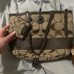 Coach purse with wallet